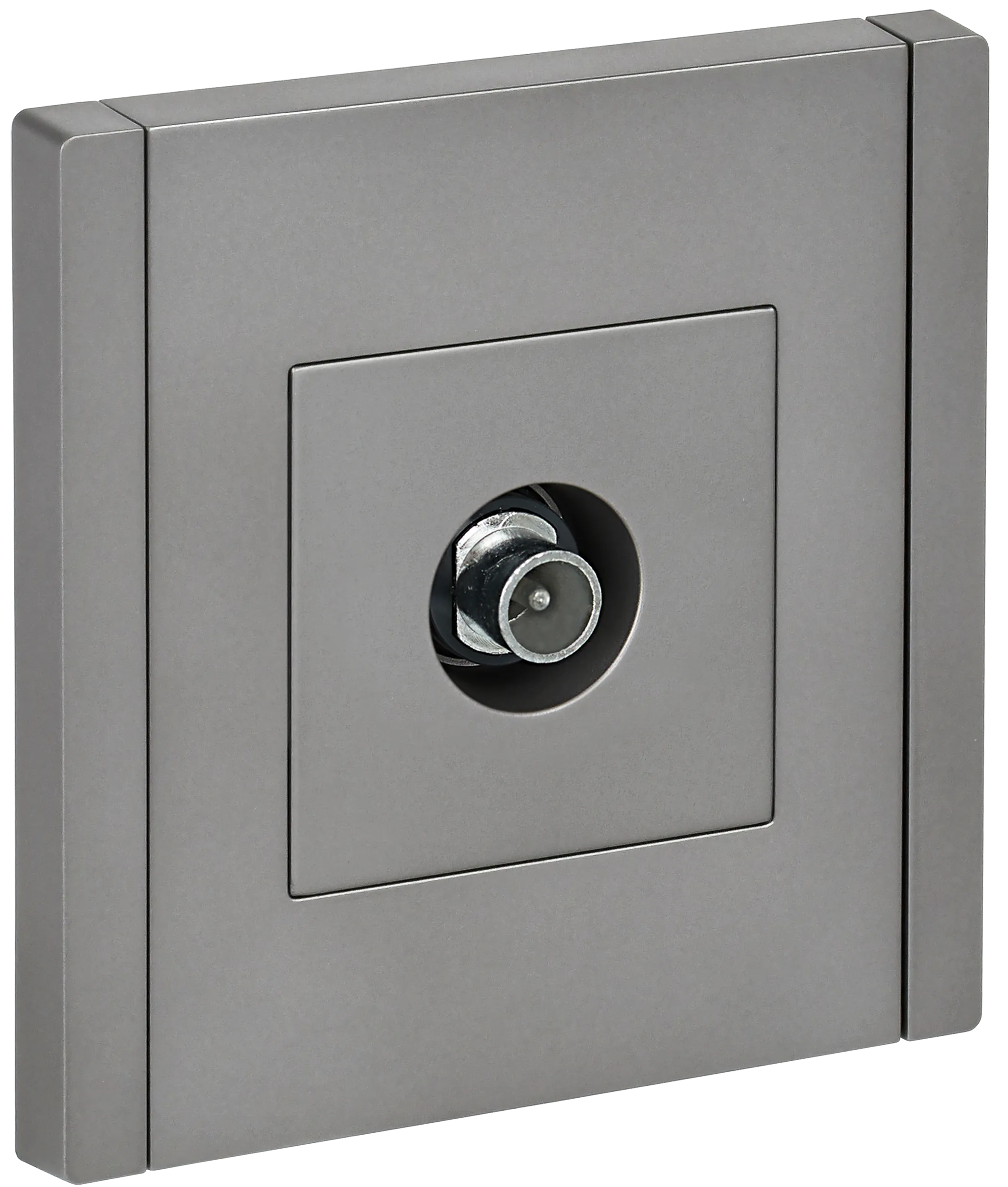 FORTE&PIANO Розетка TV проходная FP529 сталь IEK