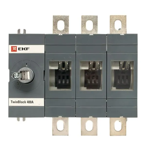 Рубильник 400A 3P без рукоятки управления TwinBlock EKF - Фото 4