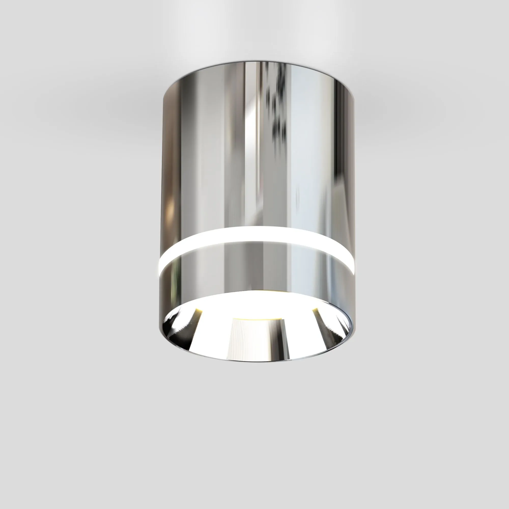 Накладной точечный светильник Elektrostandard Topper DLR021 9W 4200K хром