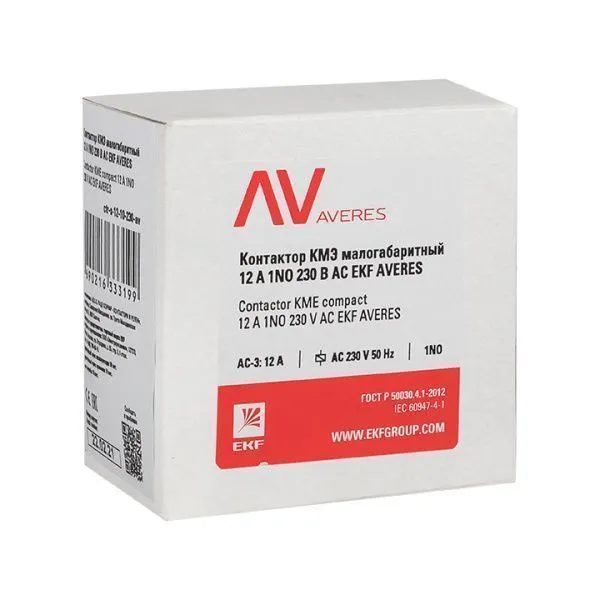 КМЭ 12А 1NO 400В АС EKF AVERES