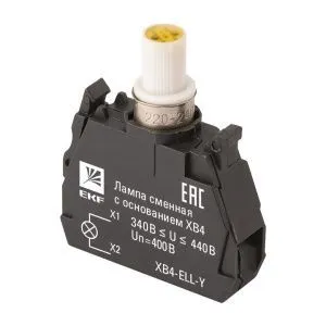 Лампа сменная c основанием XB4 желтая 400В XB4-ELL-Y
