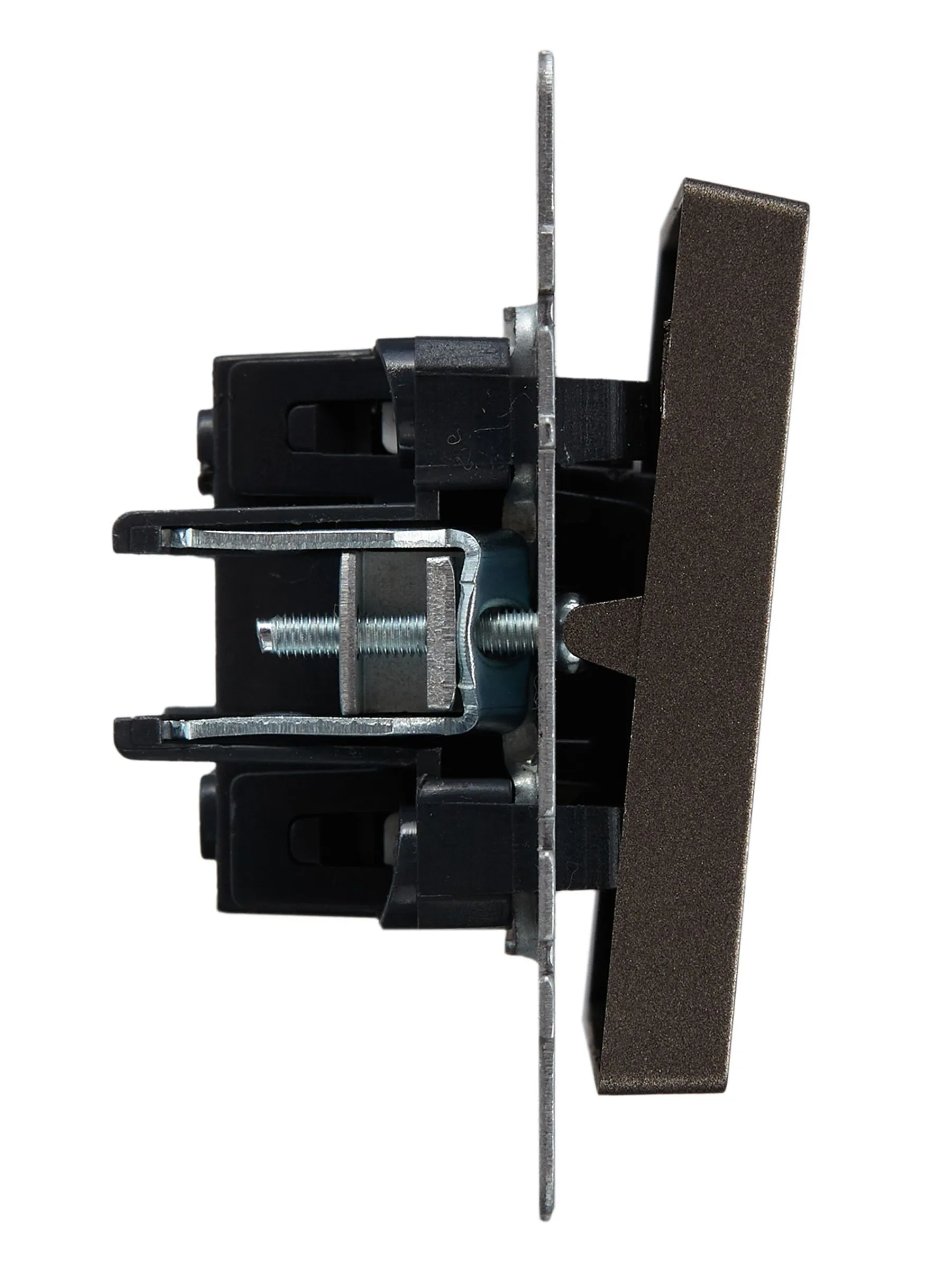 BRITE Выключатель 1-клавишный проходной с индикацией 10А ВС10-1-7-БрТБ темная бронза IEK - Фото 5