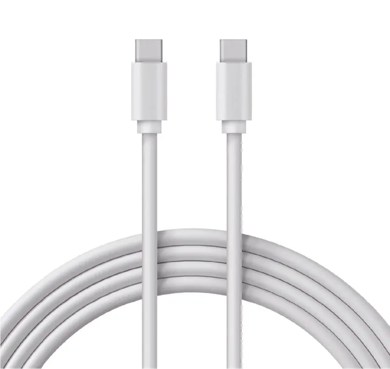 Кабель Type-C - Type-C, 3А, 100Вт, 1м, ПВХ, белый, Power Delivery REXANT