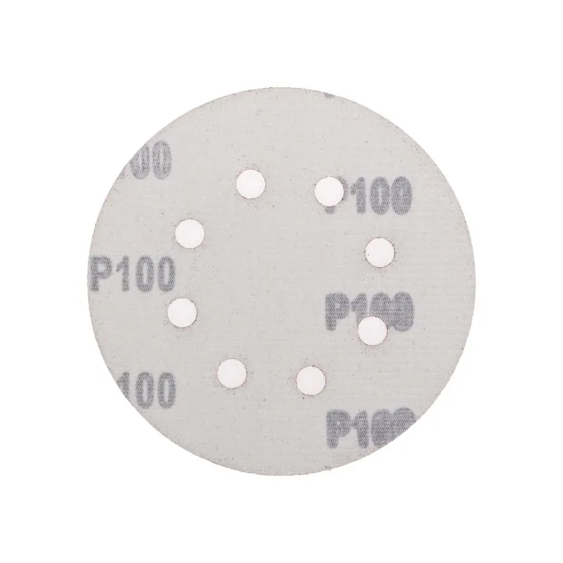 Диск абразивный на ворсовой основе, на липучке, перфорированный, P100, 125мм, 10 шт. KRANZ - Фото 2