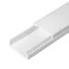 Кабель-канал белый 2-й замок в п/э 40х16 мм (30 м/уп) Промрукав PR03.0052