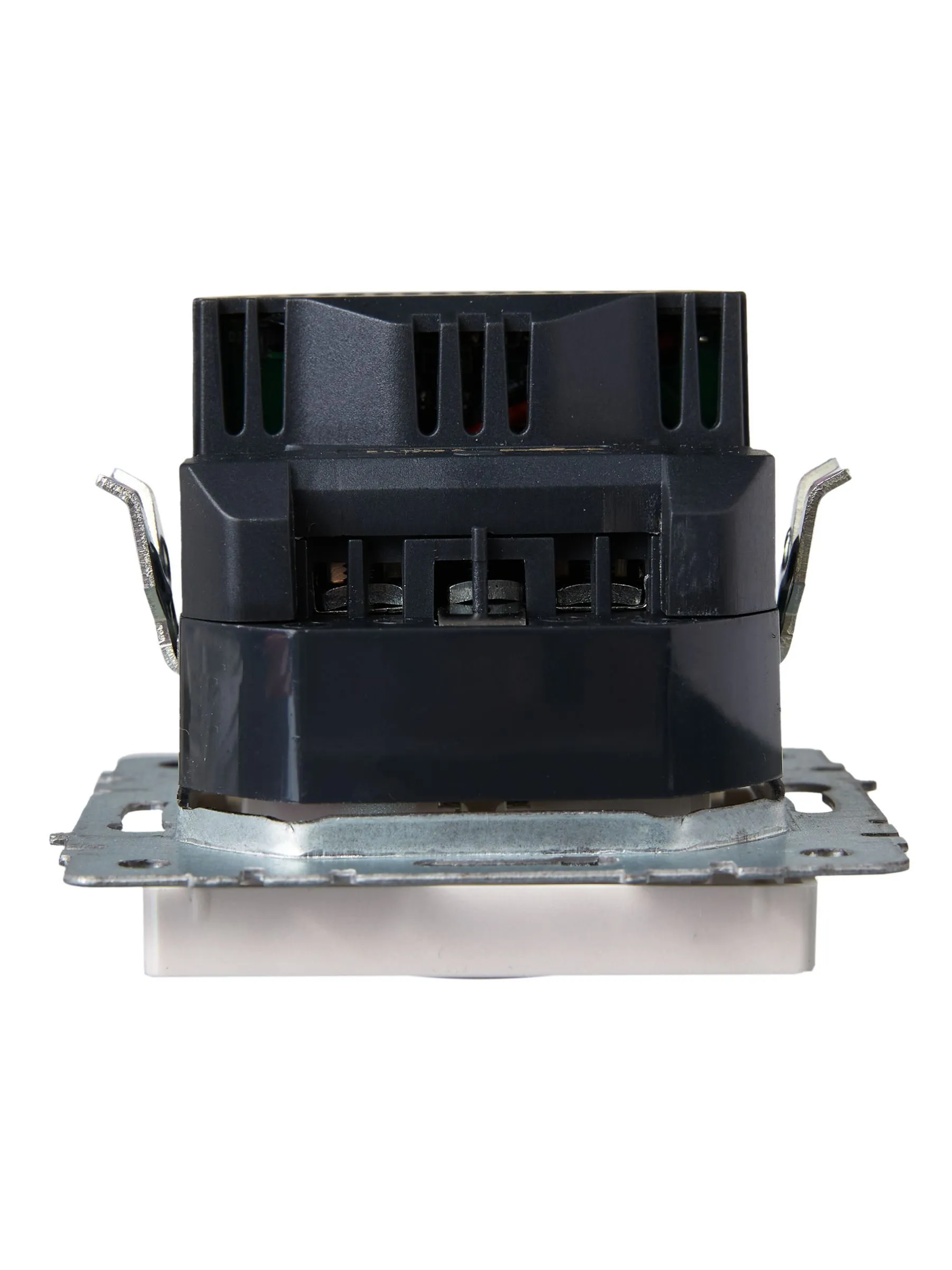 BRITE Розетка 1-местная с заземлением с защитными шторками 16А с USB A+A 5В 2,1А РЮш10-1-БрЖ жемчуг IEK - Фото 2