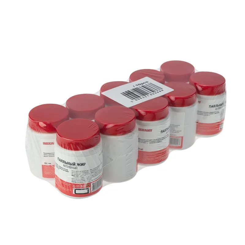 Флюс для пайки, паяльный жир АКТИВНЫЙ, 100мл, банка REXANT - Фото 5