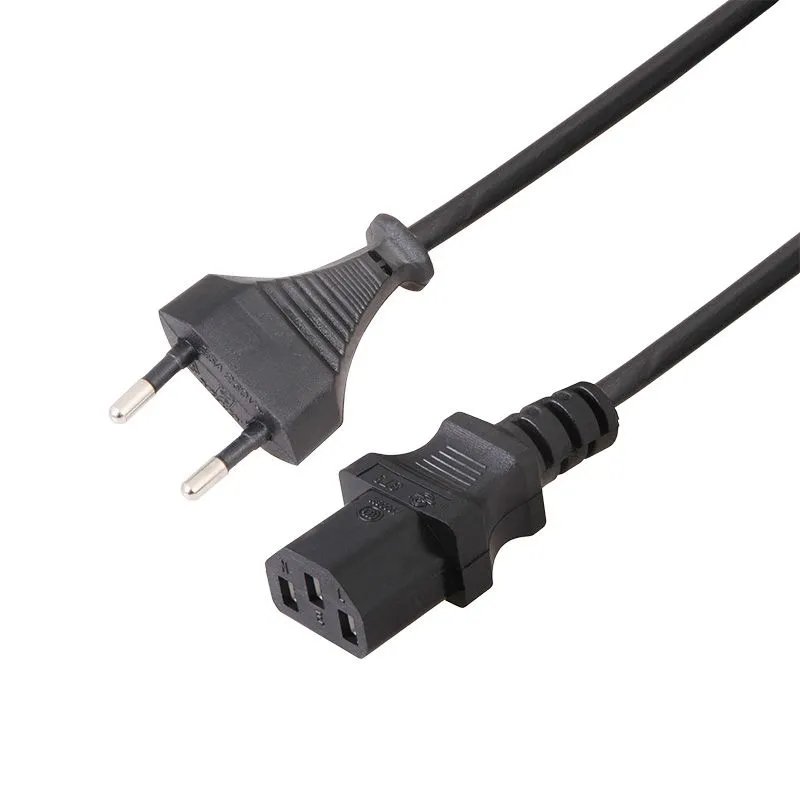 Шнур сетевой, вилка - евроразъем С13, кабель 2x0,75 мм², длина 1,8 метра (PE пакет) REXANT 11-1141