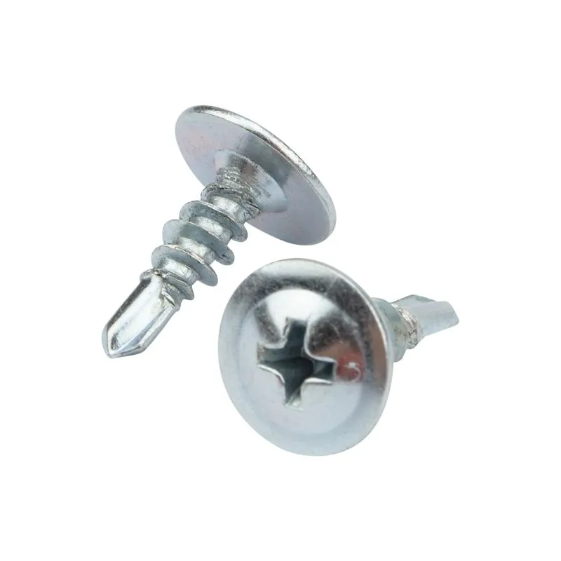 Саморез с прессшайбой ПШС сверло 4.2х13, короб (200 шт/уп) KRANZ - Фото 4