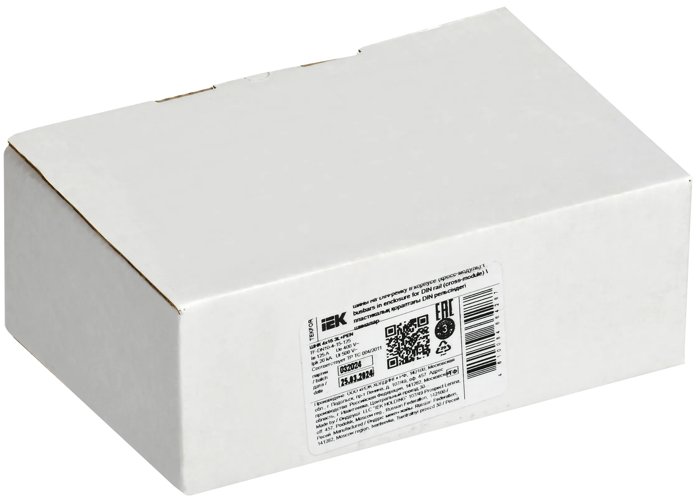 TEKFOR Шины на DIN-рейку (кросс-модуль) ШНК 4х15 3L+PEN IEK - Фото 2