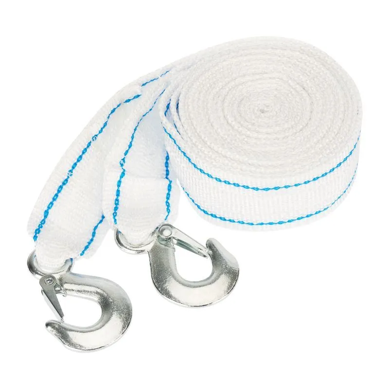 Трос буксировочный 10т, 5м, с двумя крюками, в чехле REXANT 80-0230