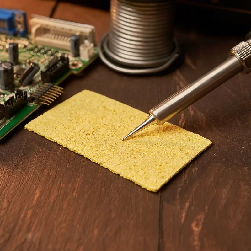 Губка для очистки паяльного жала 70x40 мм REXANT - Фото 2