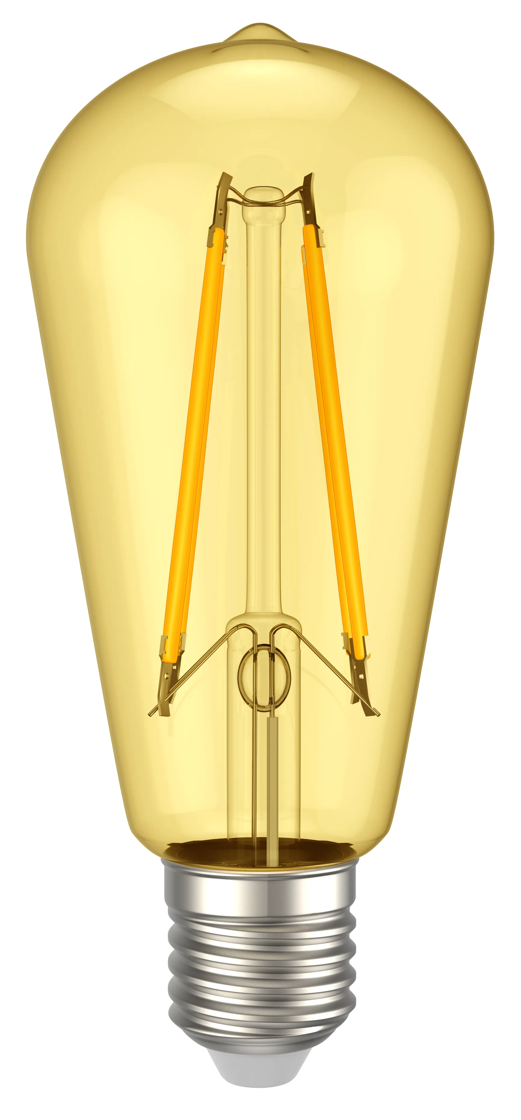 Лампа светодиодная ST64 ретро золото 6Вт 230В 2700К E27 серия 360° IEK
