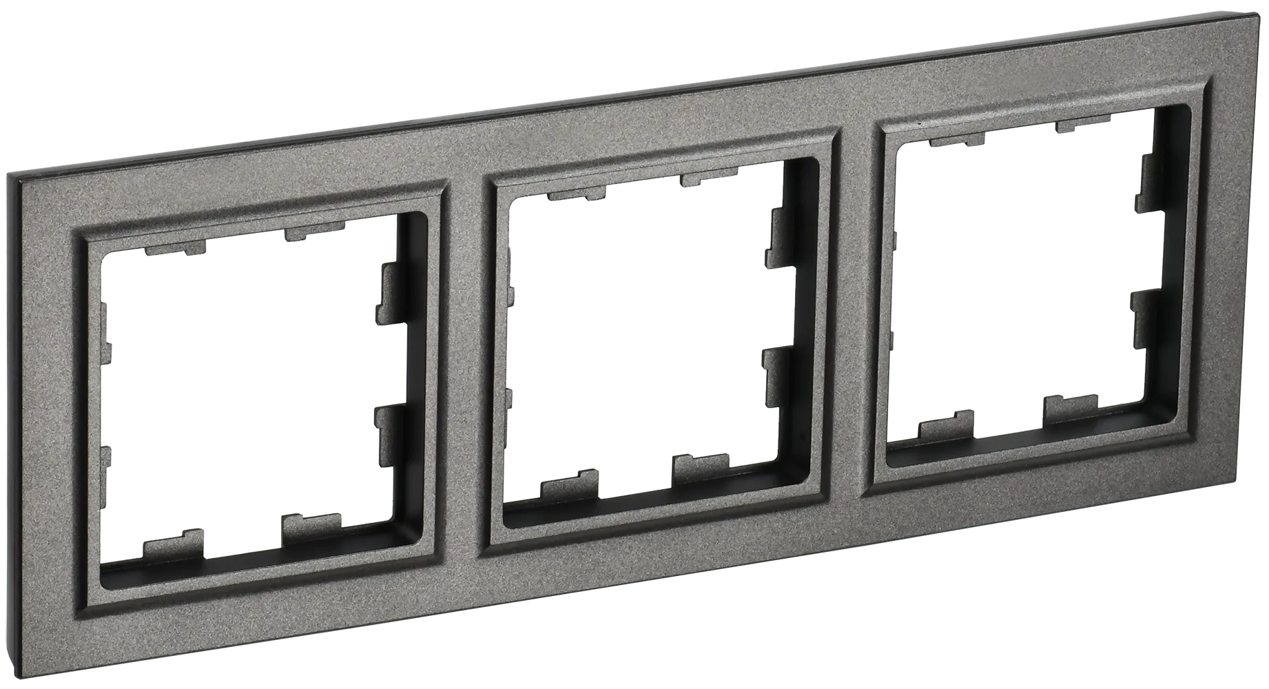 BRITE Рамка 3-местная РУ-3-БрТБ темная бронза IEK