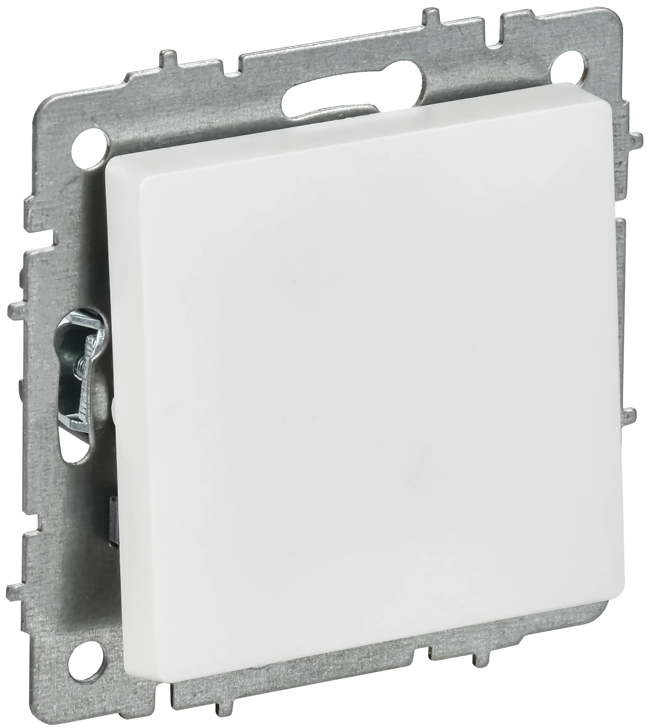 BRITE Выключатель 1-клавишный 10А ВС10-1-0-БрАБ арктический белый IEK BR-V10-0-10-K91