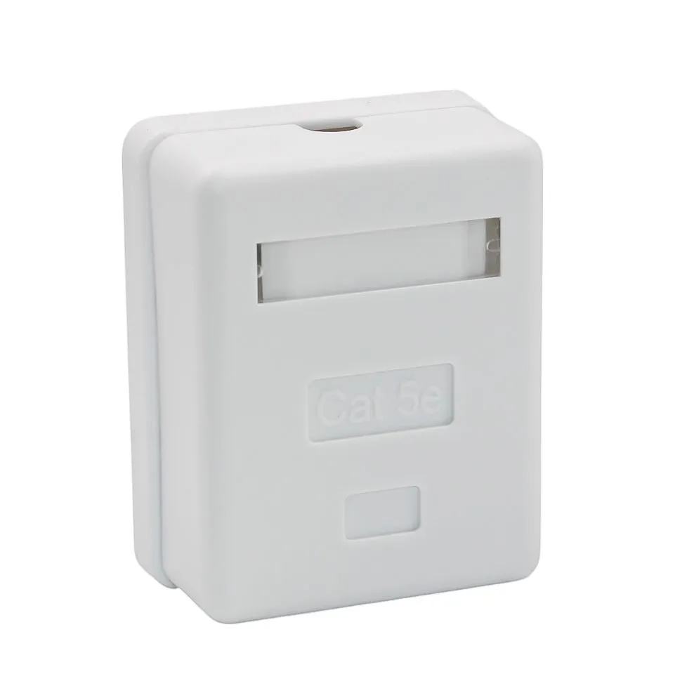 Рoзетка компьютерная внешняя 1-порт, UTP RJ-45 (8P8C), CAT 5e - Фото 3