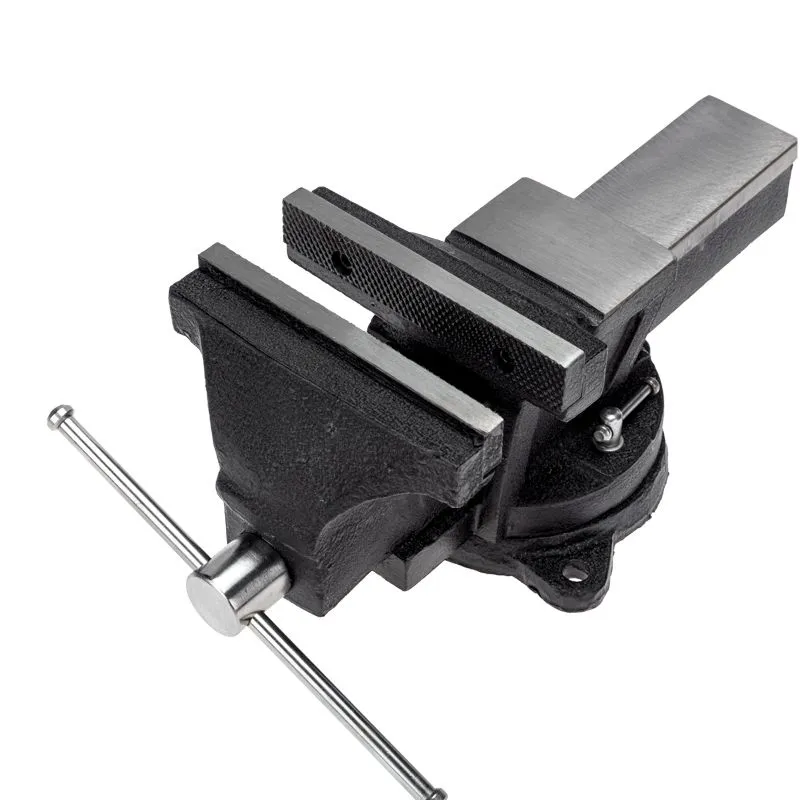 Тиски слесарные 150мм, поворотные, с наковальней KRANZ - Фото 4