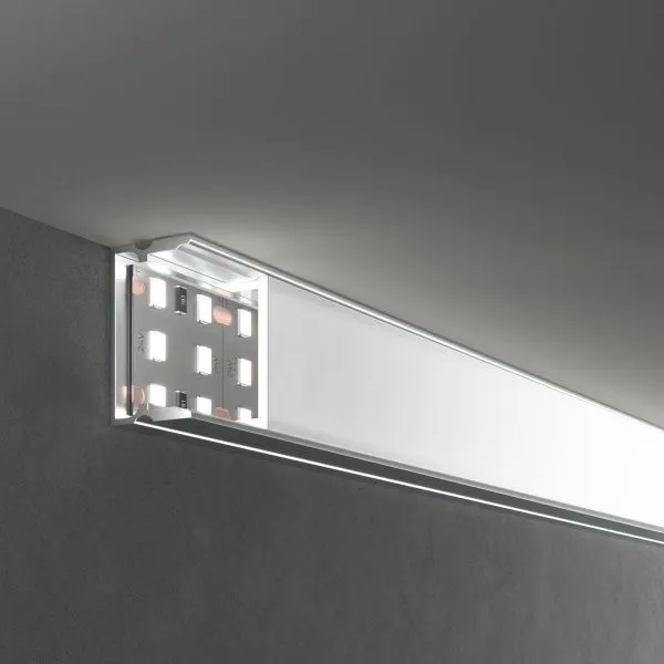 Накладной алюминивый профиль для трехрядной LED ленты (под ленту до 18,5mm) LL-2-ALP018 LL-2-ALP018 