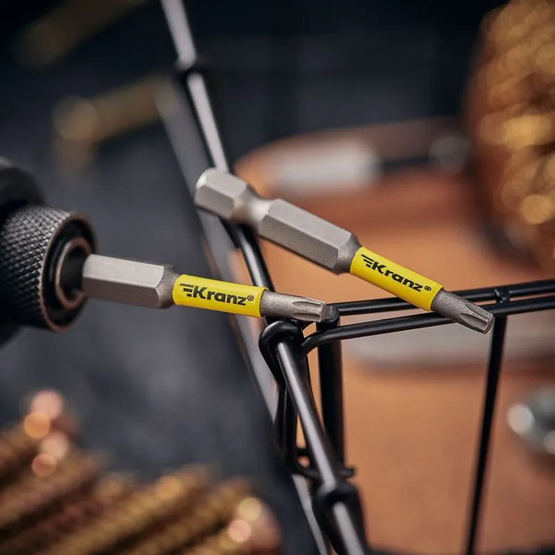 Бита для шуруповерта Torx T15х50 мм (2 шт./уп.) Kranz - Фото 2