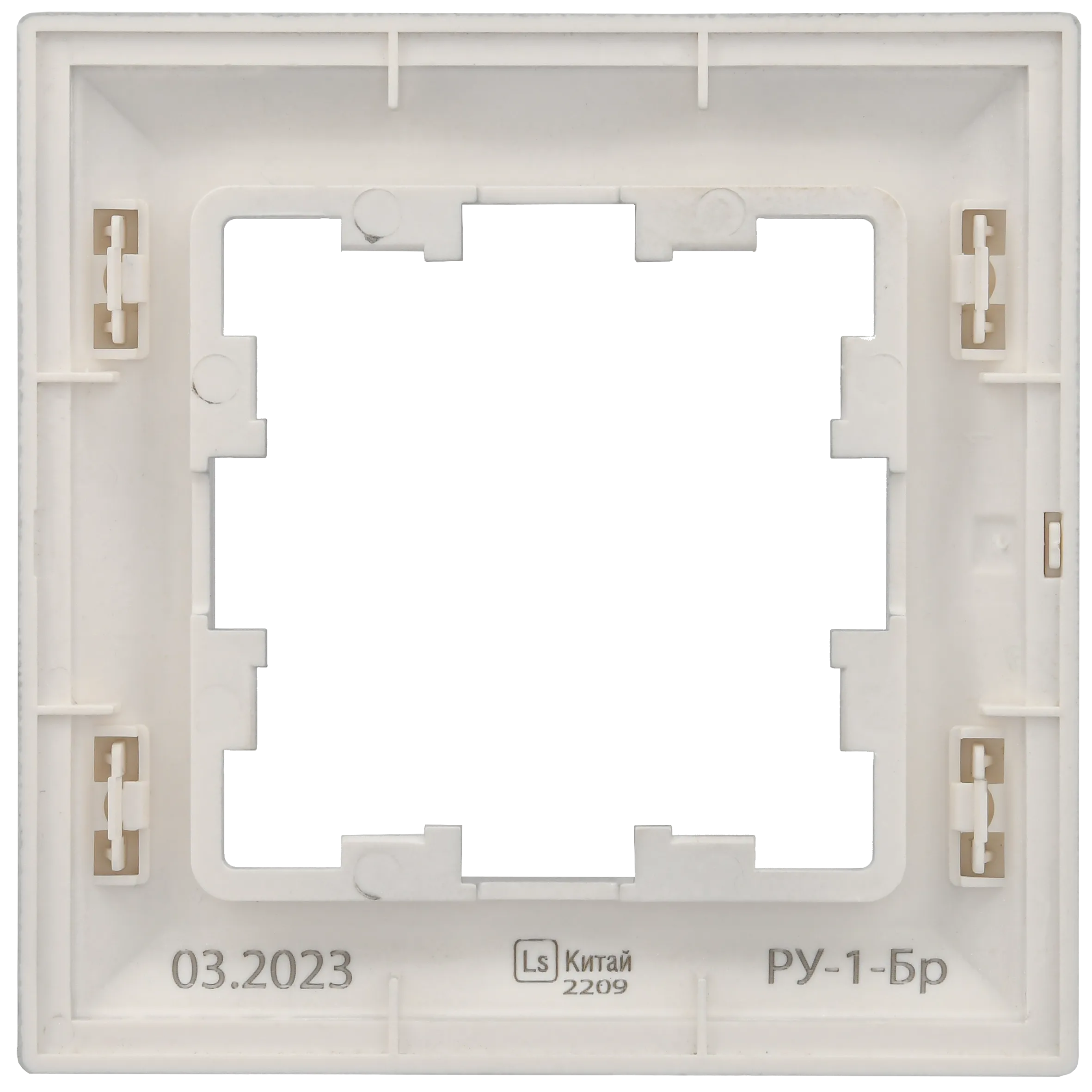 BRITE Рамка 1-местная РУ-1-Бр алюминий/алюминий IEK - Фото 5