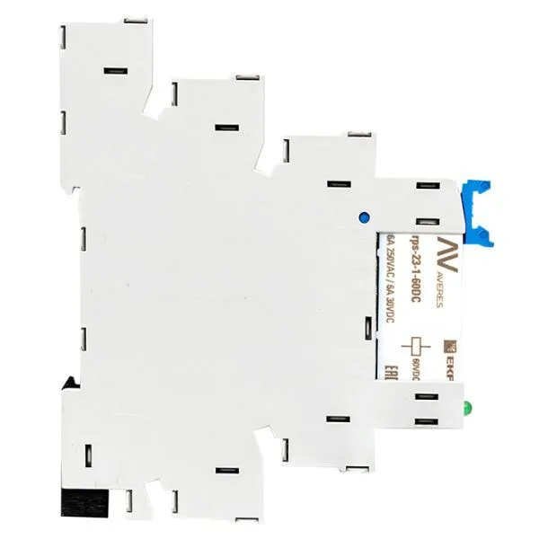 Реле промежуточное с розеткой в сборе РП slim 23/1 6A 230В AC - Фото 3