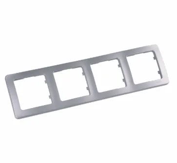 MASTER серебро Рамка 4-местн. Р404-06 Р404-06