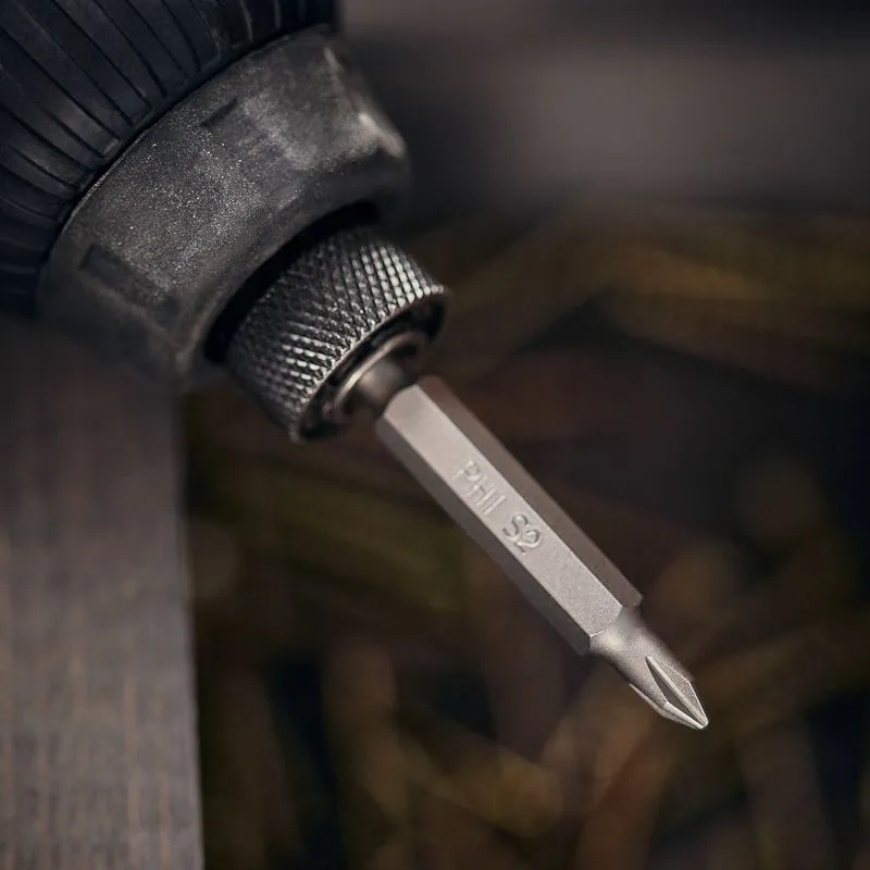 Бита PH 1x50 мм для шуруповерта сталь S2 5 шт. (лента) Kranz - Фото 2