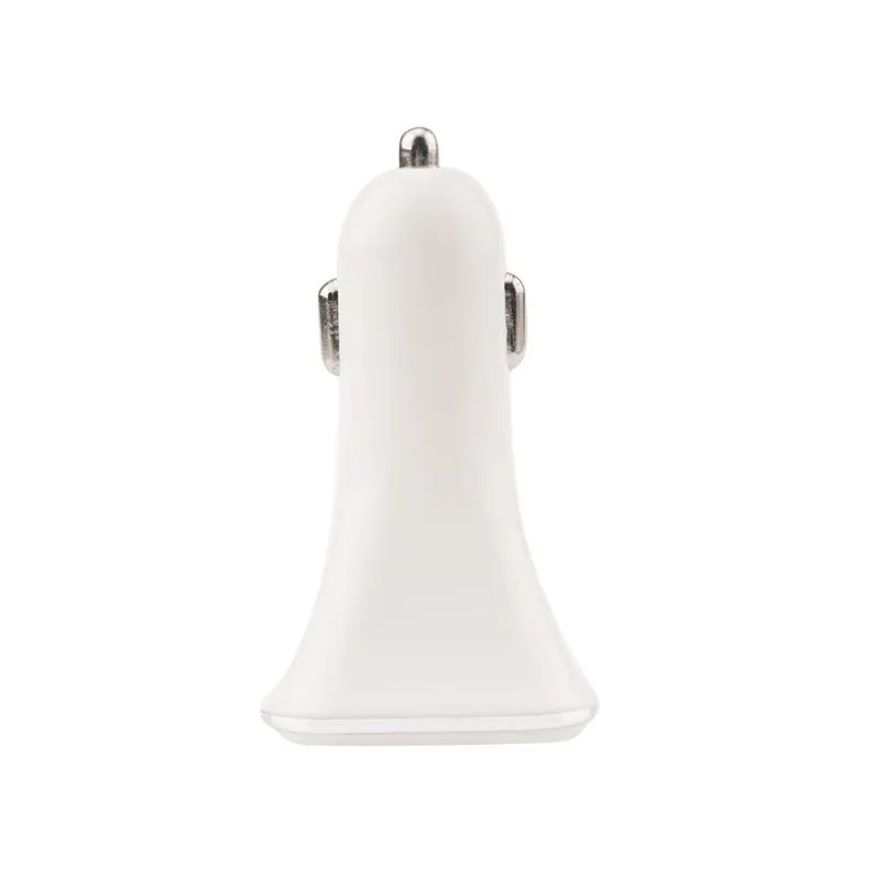 Автозарядка в прикуриватель 3хUSB (АЗУ) (2х1000 mA, 2100 mA) белая REXANT