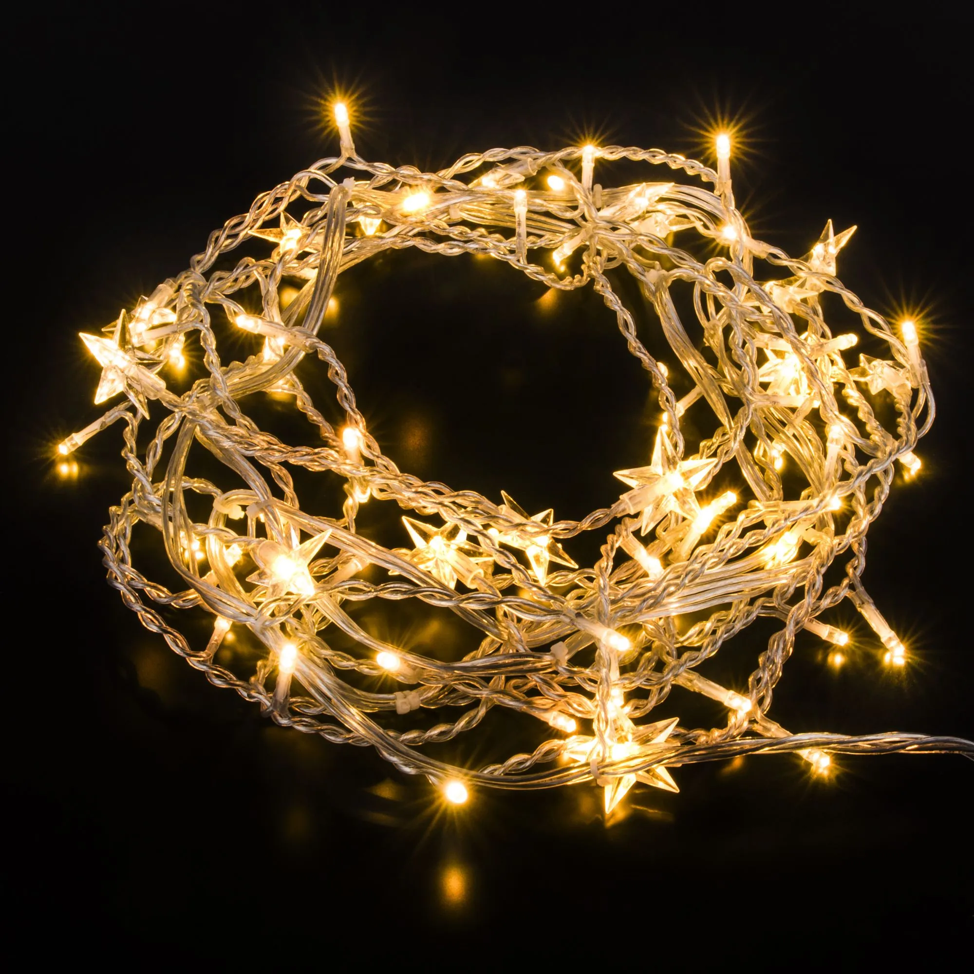 Гирлянда бахрома теплый белый 1,8*0,5м IP20 100-002 Elektrostandard Eurosvet - Фото 2