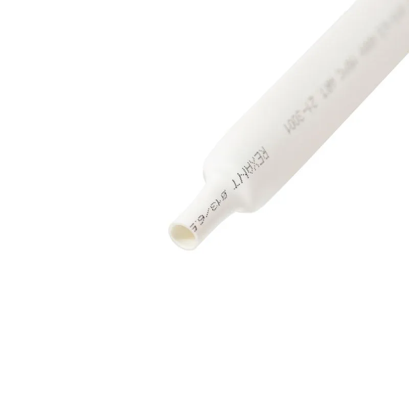 Трубка термоусаживаемая ТУТ нг 13,0/6,5мм, белая, упаковка 50 шт. по 1м REXANT - Фото 2