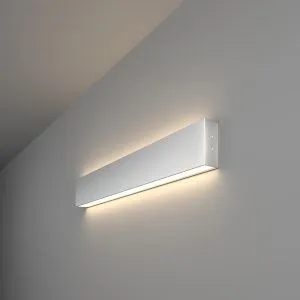 Светильник светодиодный линейный накладной двусторонний 53см 20Вт 4200К матовое серебро 101-100-40-5 a041475