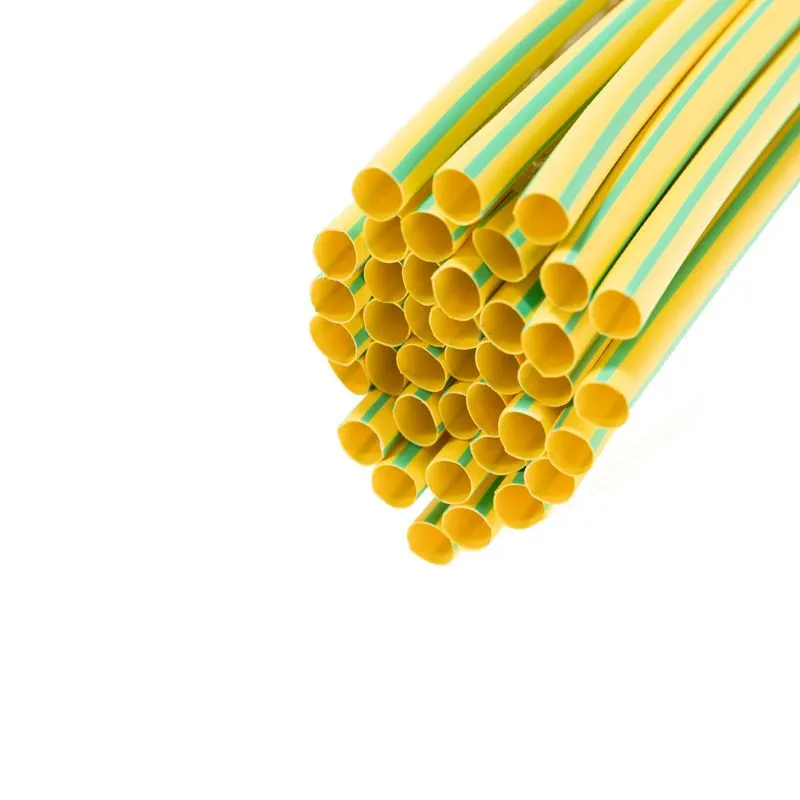 Трубка термоусаживаемая ТУТ нг 6,0/3,0мм, желто-зеленая, упаковка 50 шт. по 1м REXANT - Фото 4