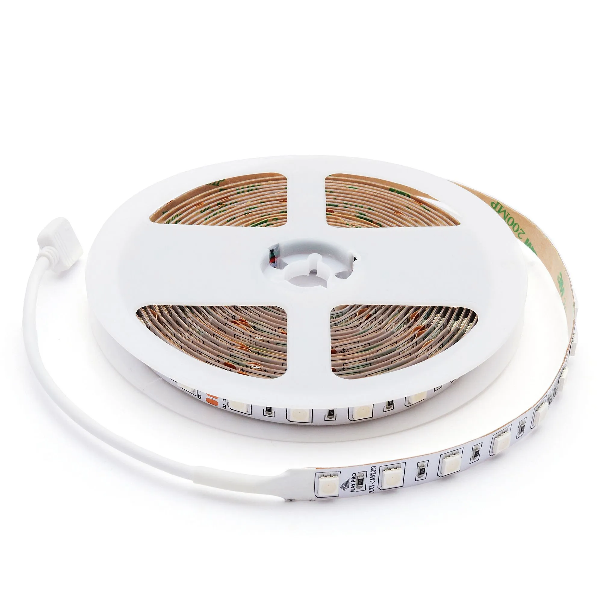 Лента светодиодная smd5050 60д/м 24В IP20 5м RGB Apeyron - Фото 4