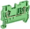 Клемма пружинная КПИ 2в-2,5 31А зеленая IEK 