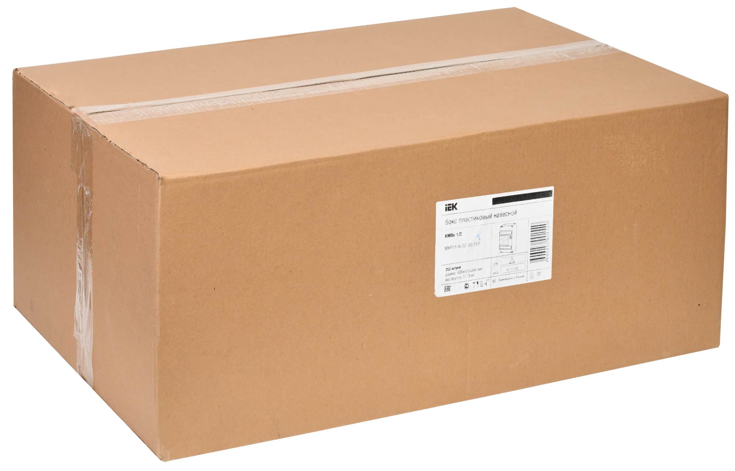 KREPTA 3 Корпус пластиковый КМПн 1/2 IP20 белый IEK - Фото 2