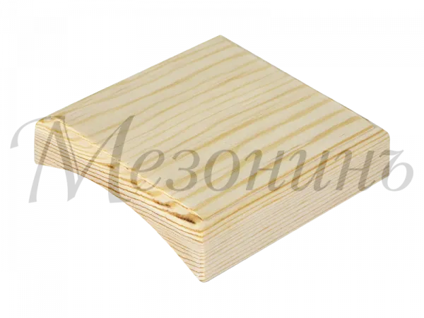 Накладка "Классика"на оцилиндрованное бревно D200мм., 90х90х20мм., ТМ "МезонинЪ" GE70771-00