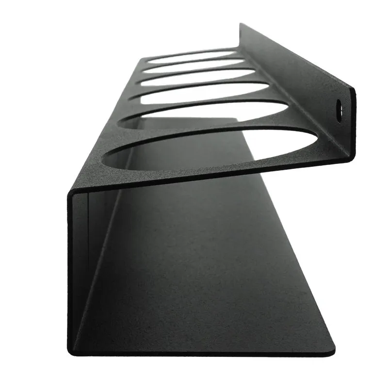 Держатель-органайзер для баллончиков, настенный, с крючками, черный REXANT - Фото 5