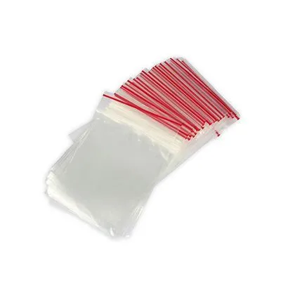 Пакеты с замком Zip Lock, ПВД размер 15 х 22 см, 35 кмк (уп. 100 шт) 09-7015