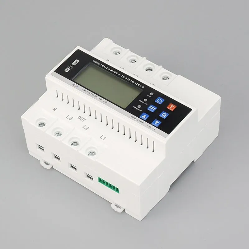 Трехфазное реле напряжения и тока с дисплеем 63A - Фото 12