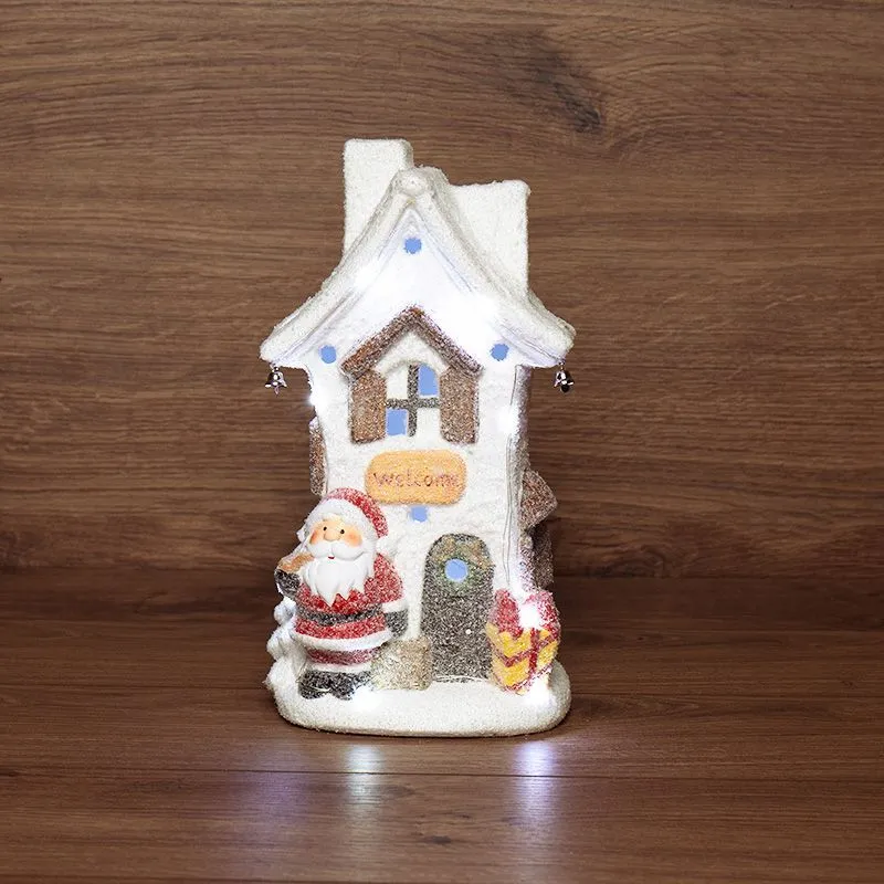 Керамическая фигурка Белый домик 15,7х11,7х28,4 см 505-025