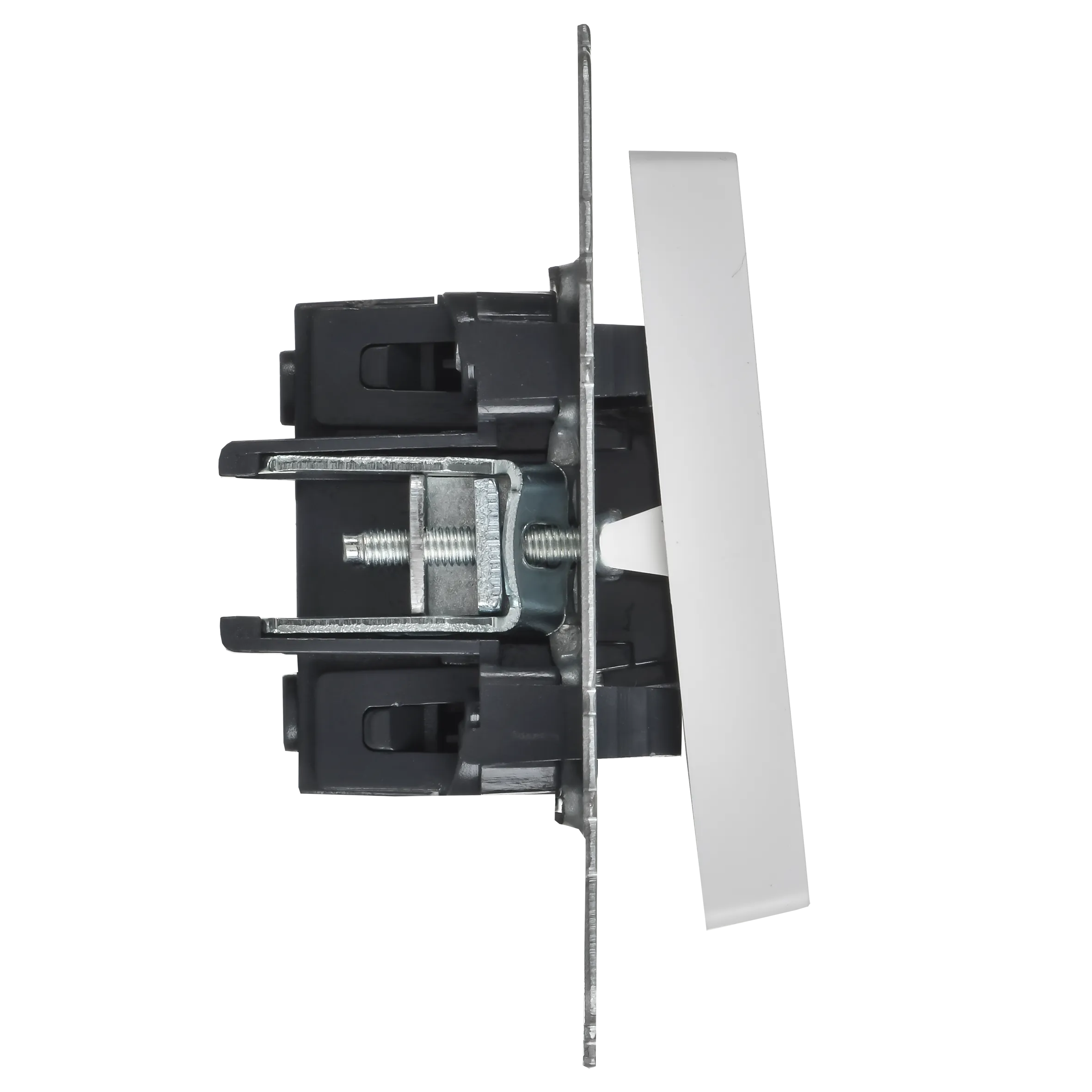 BRITE Выключатель 3-клавишный 10А ВС10-3-0-БрАБ арктический белый IEK - Фото 4