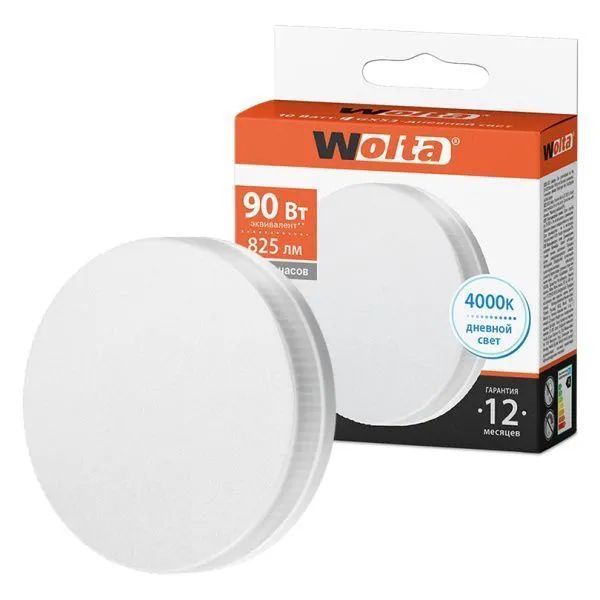 Светодиодная лампа WOLTA 25S75R10GX53 10Вт 4000K GX53 25S75R10GX53