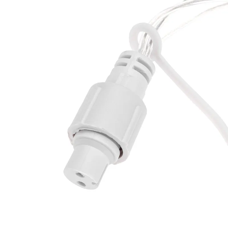 Гирлянда светодиодная Занавес 2x0,8м 160 LED БЕЛЫЙ прозрачный ПВХ IP65 постоянное свечение 230В нужен блок 303-500-1 NEON-NIGHT - Фото 5