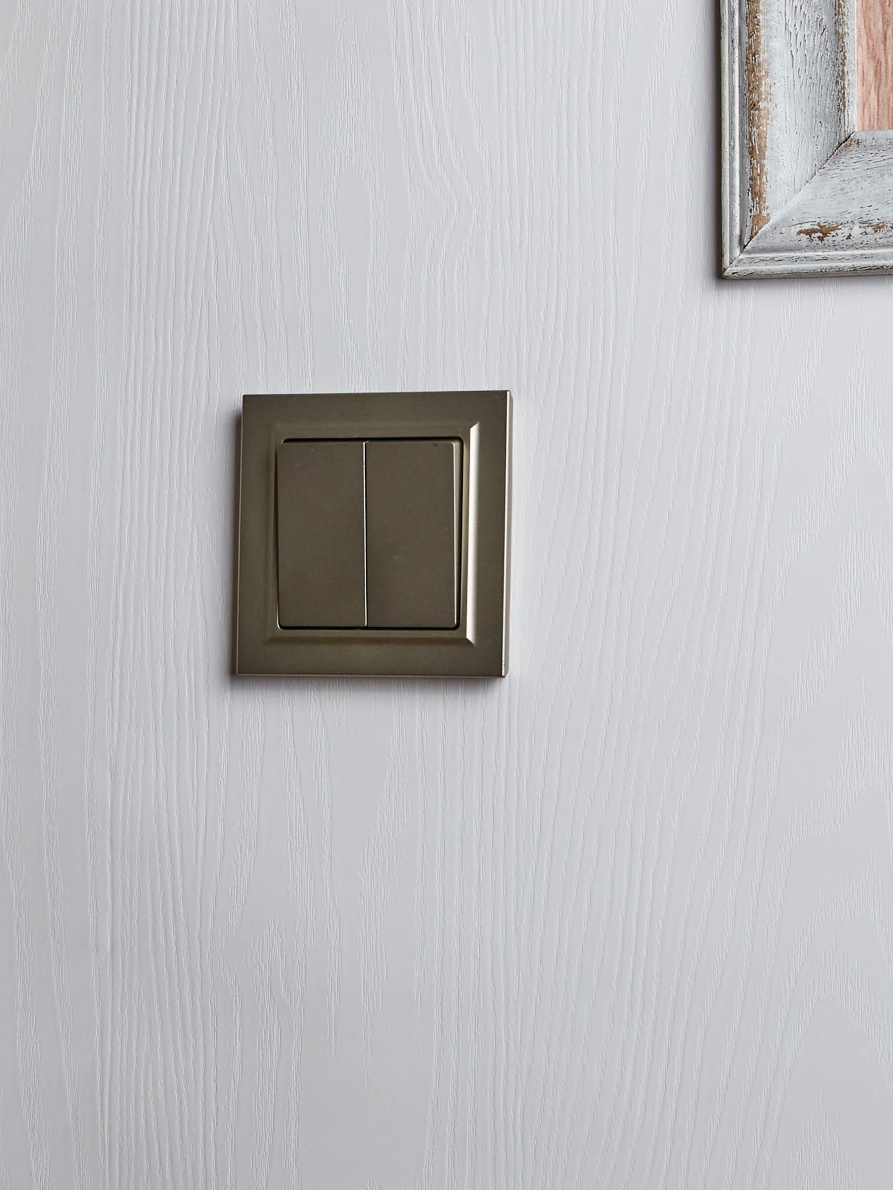 BRITE Выключатель 2-клавишный 10А в сборе ВСР10-2-0-БрШ шампань IEK - Фото 7