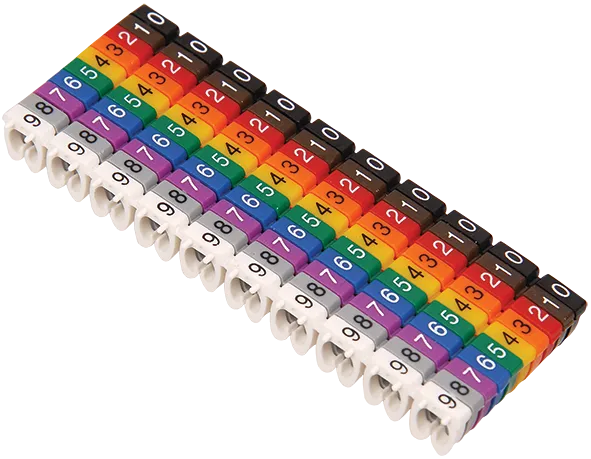 Маркер кабельный МКН-"1" коричневый 2,5мм2 (1000шт/упак) IEK UMK02-02-1