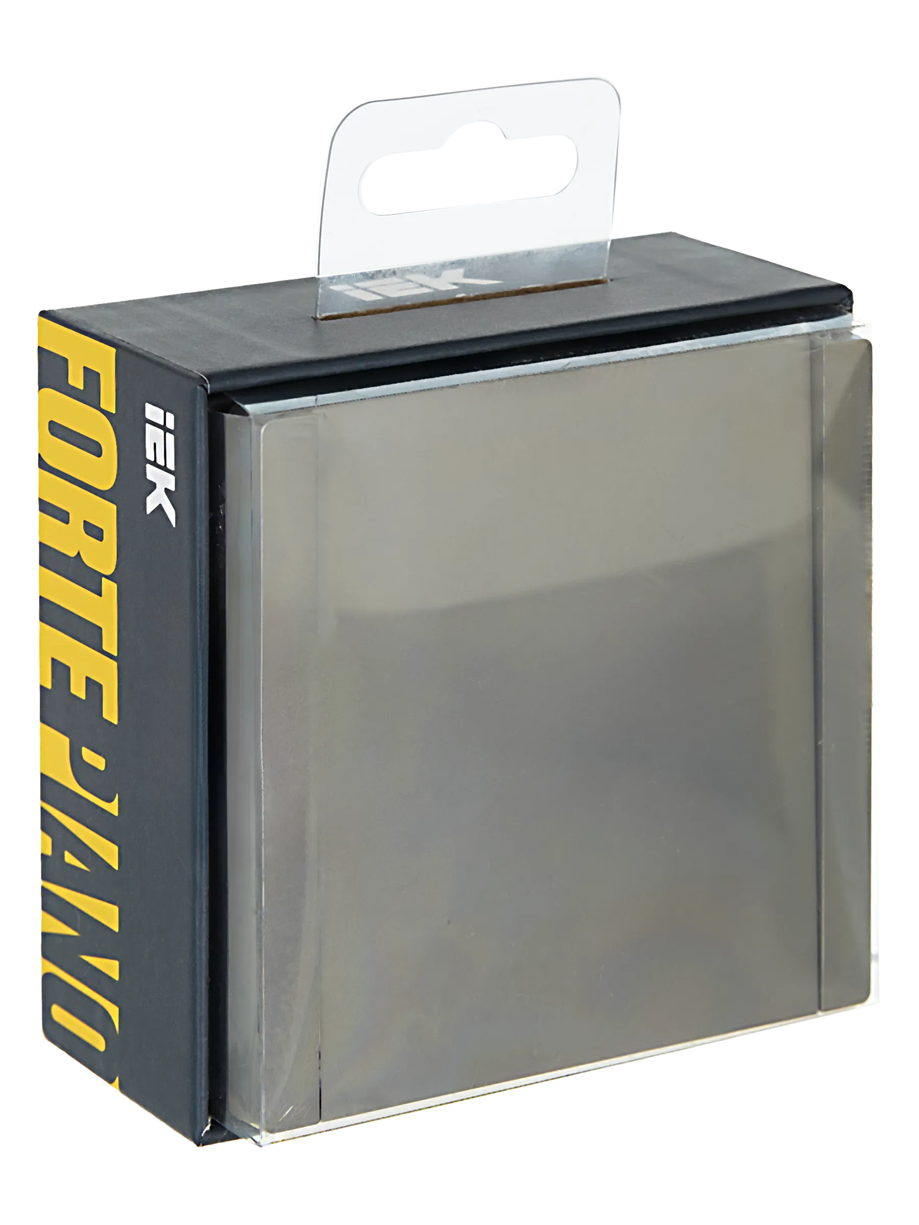 FORTE&PIANO Выключатель 1-клавишный перекрестный 10А FP512 сталь IEK - Фото 2