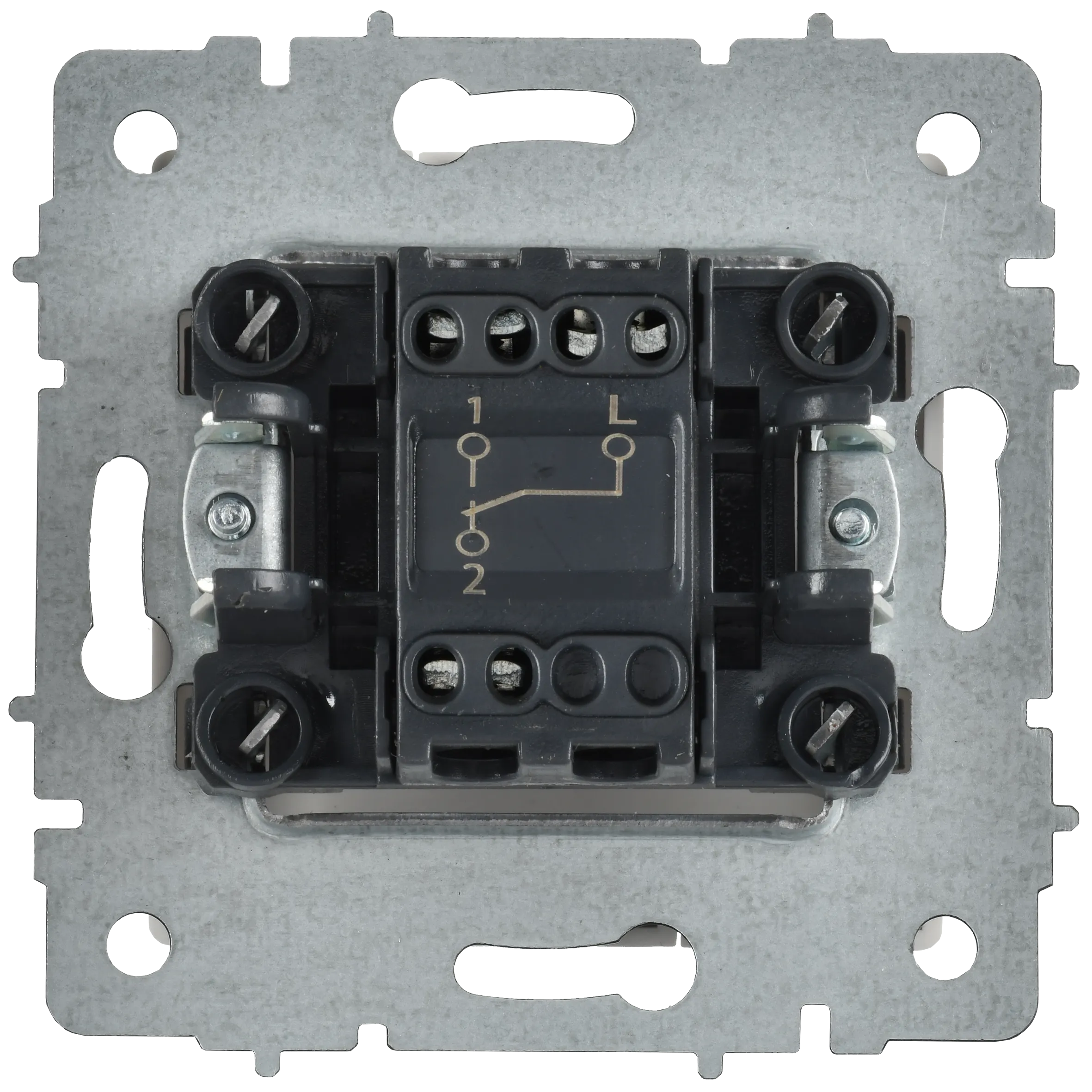 BRITE Выключатель 1-клавишный проходной 10А ВС10-1-6-БрАБ арктический белый IEK - Фото 4