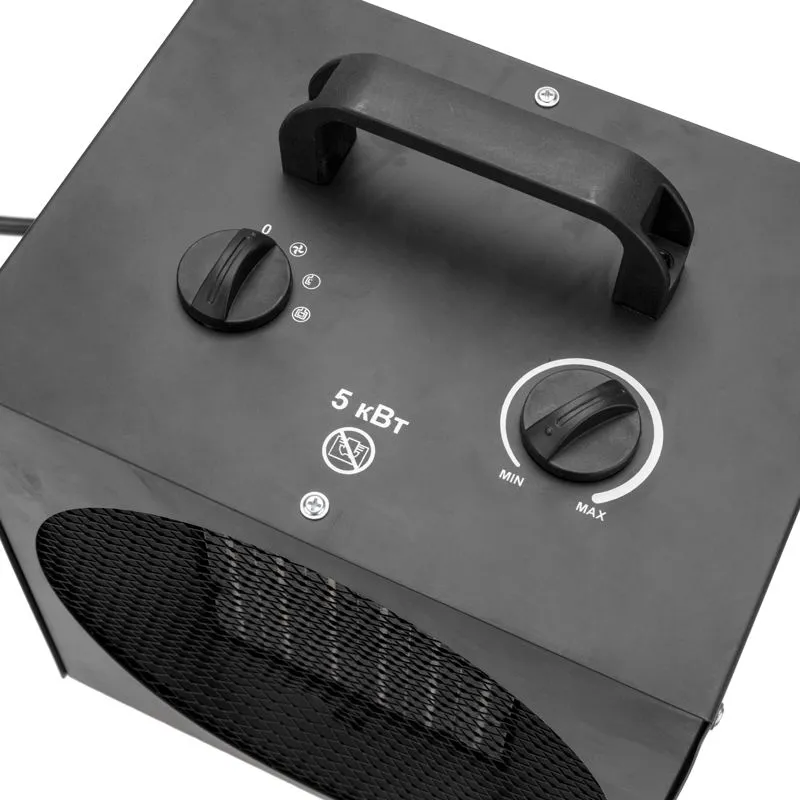 Пушка тепловая (тепловентилятор) электрическая, квадратная, PTC, 5кВт REXANT - Фото 5