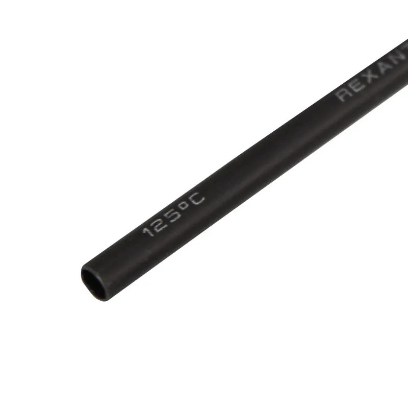 Трубка термоусаживаемая СТТК (3:1) двустенная клеевая 3,0/1,0мм, черная, упаковка 10 шт. по 1м REXANT 26-0003
