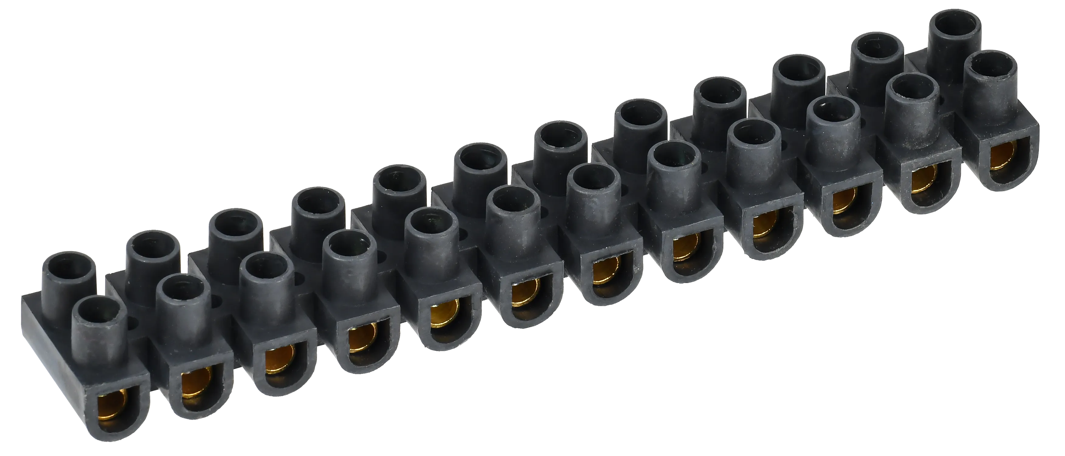 Зажим контактный винтовой ЗВИ-20 н/г 4,0-10мм2 12пар черный IEK